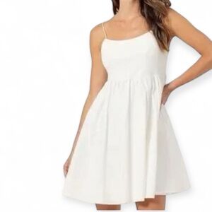 HUDSON NORTH - Linen Blend Dress / PTP - 21 / L - 31